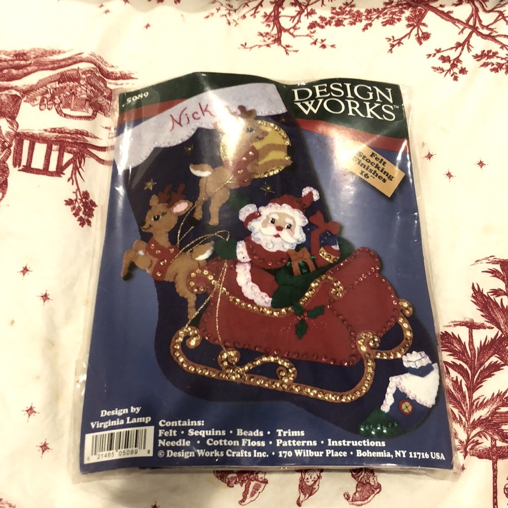 🎅Design Works Felt Stocking Kit🎄